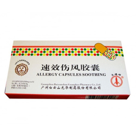 Suxiao Shangfeng Jiaonang – Soulagement Naturel contre le Rhume et la Grippe