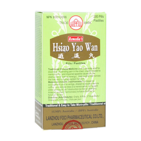 Hsiao Yao Wan 200 pilules | Cycle et tension